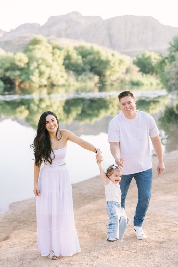 Arizona river family photos
