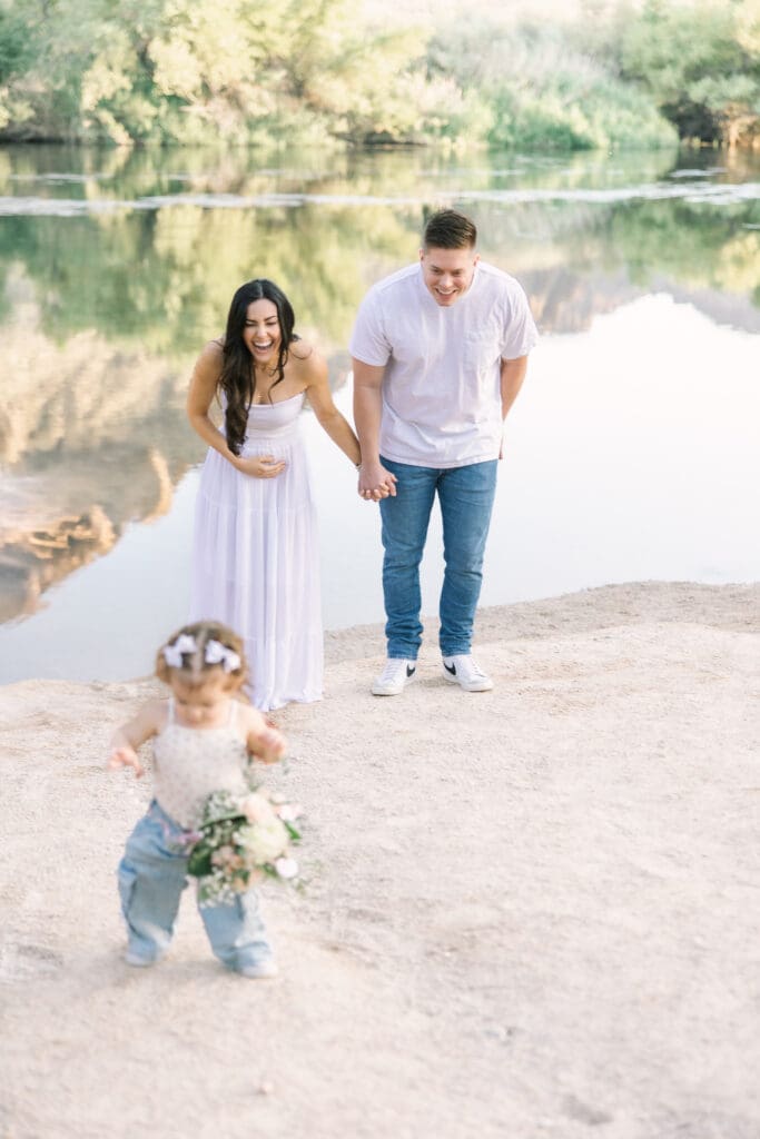 Arizona river family photos