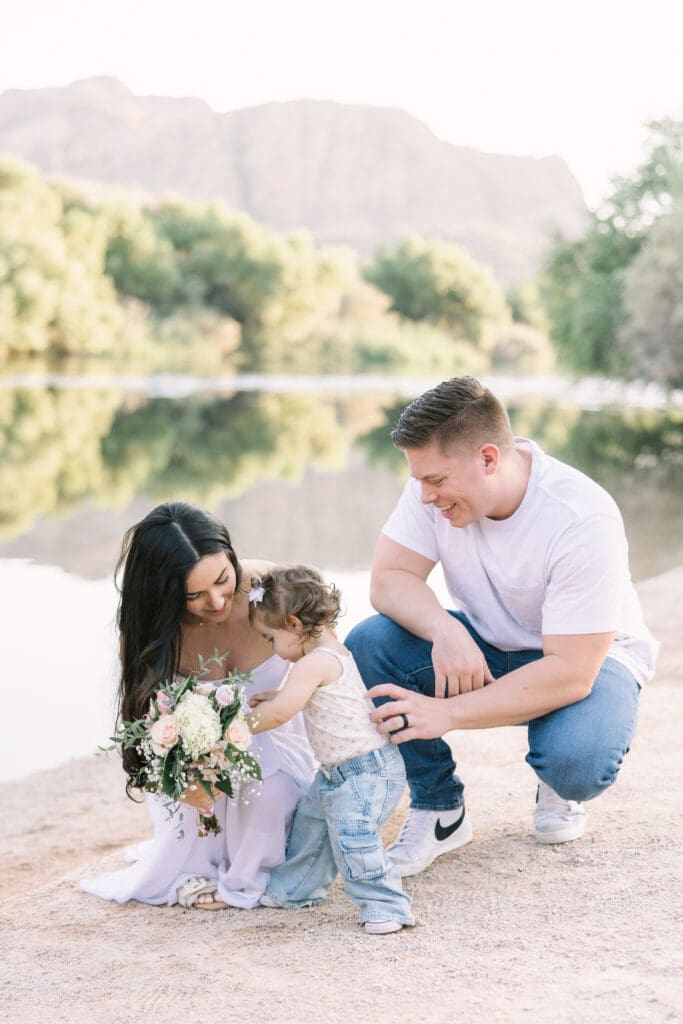 Arizona river family photos