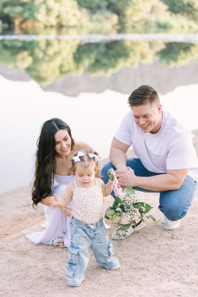 Arizona river family photos