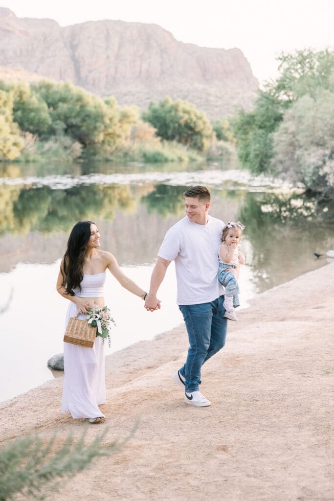 Gender reveal photoshoot