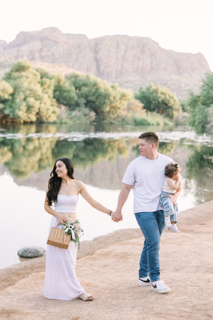 Gender reveal photoshoot