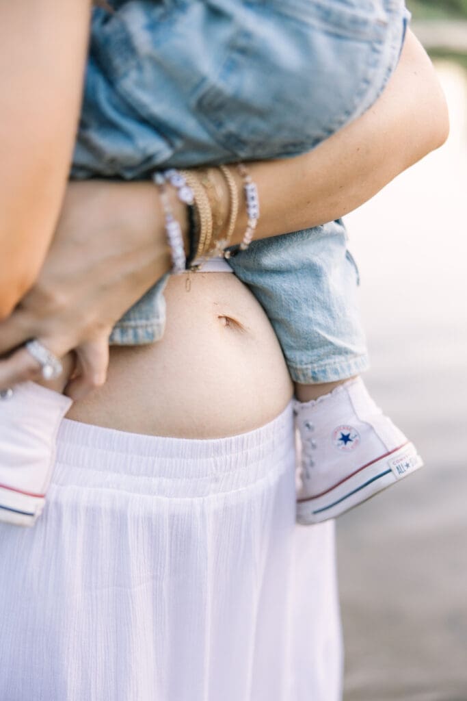 Gender reveal photoshoot