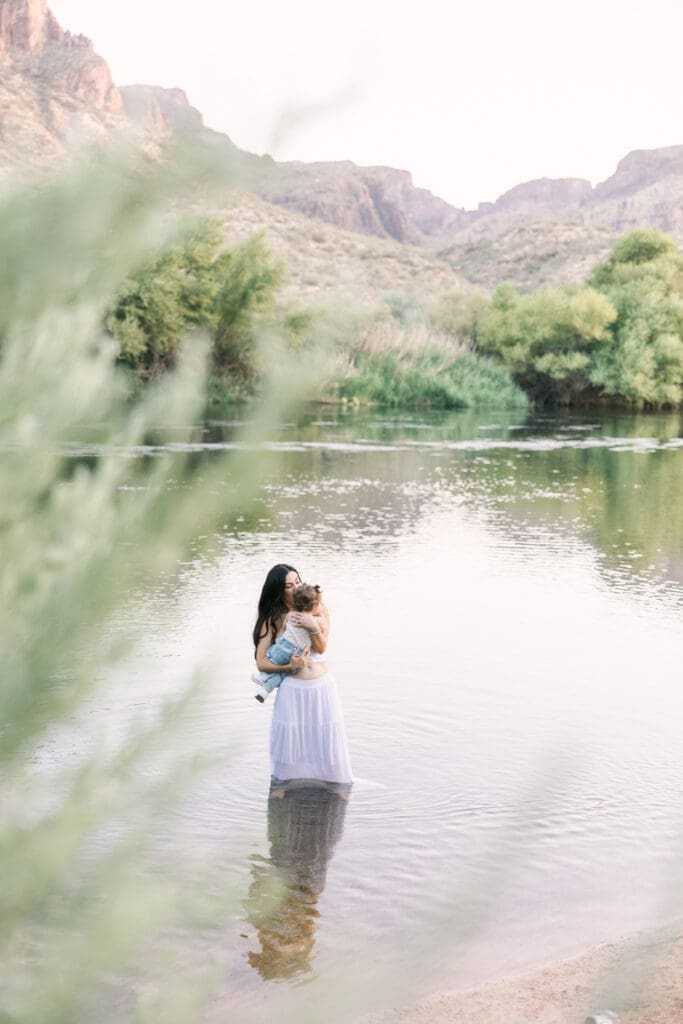 Gender reveal photoshoot