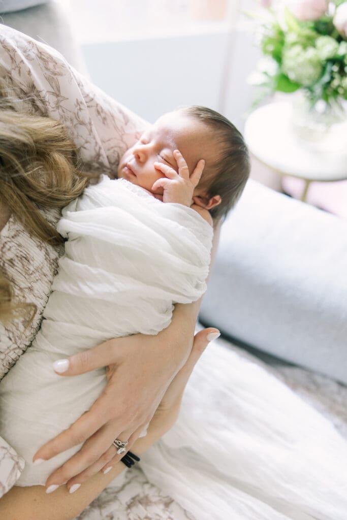 in-home newborn photoshoot