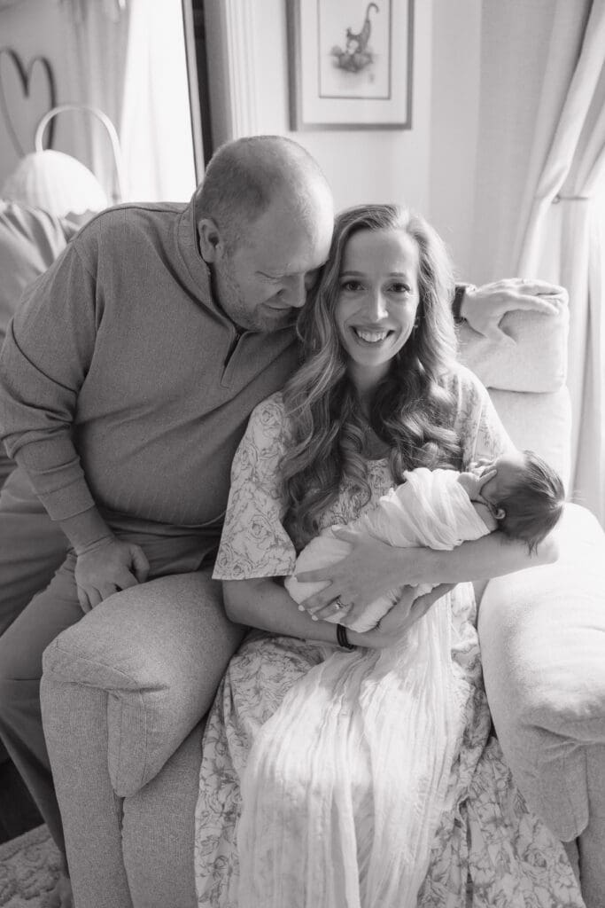 in-home newborn photoshoot