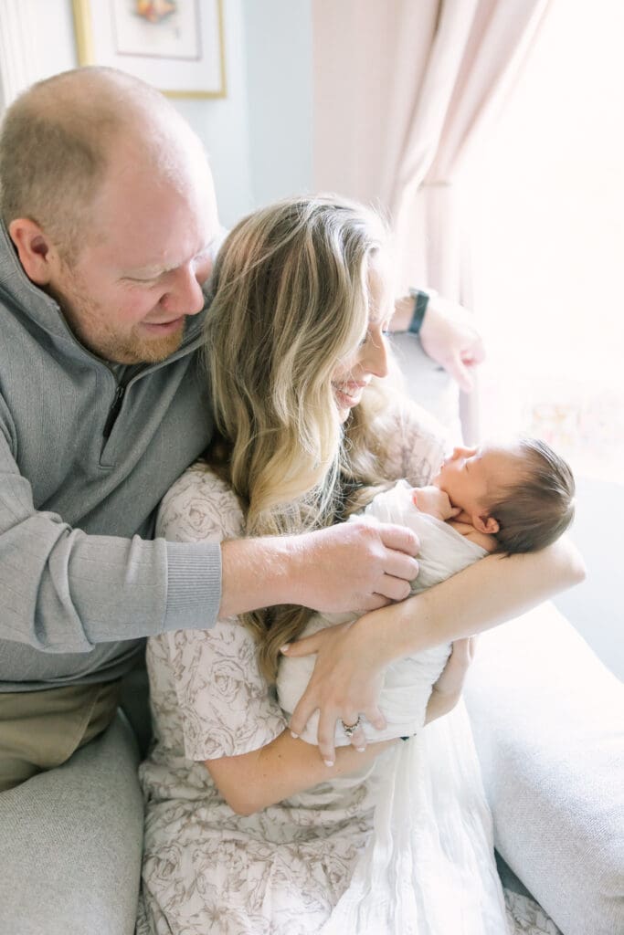 in-home newborn photoshoot