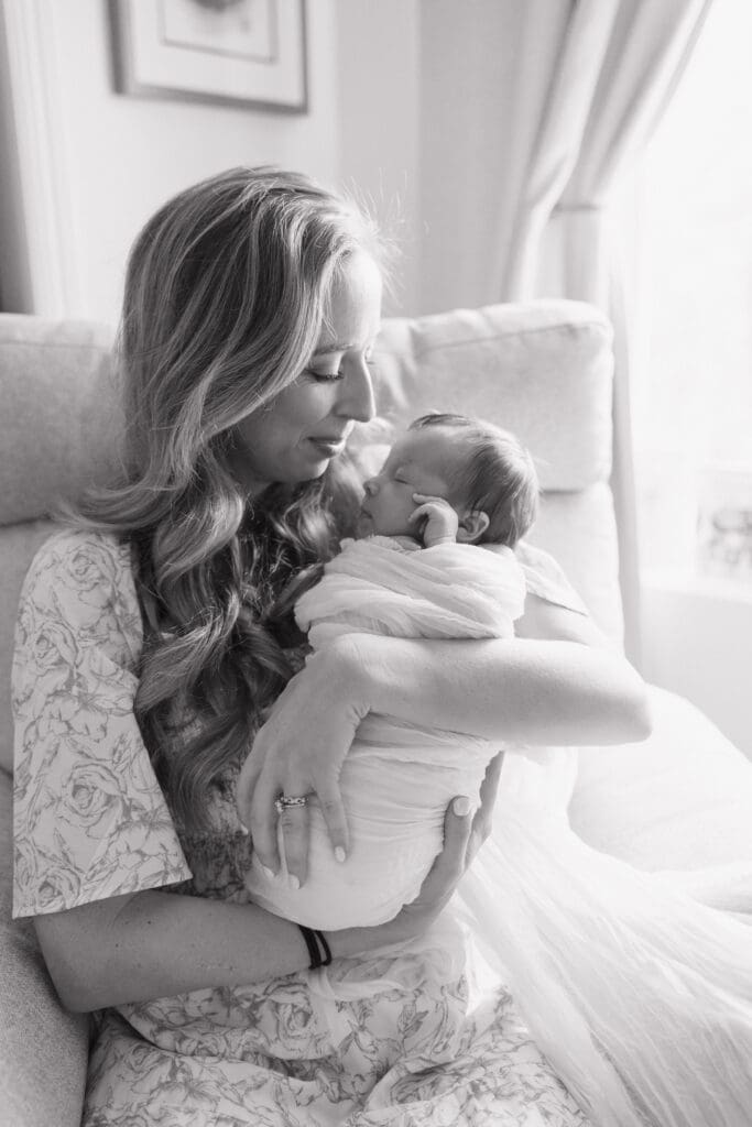 in-home newborn photoshoot