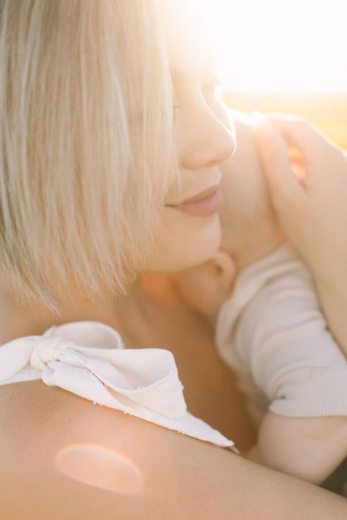 Sunflower motherhood photos