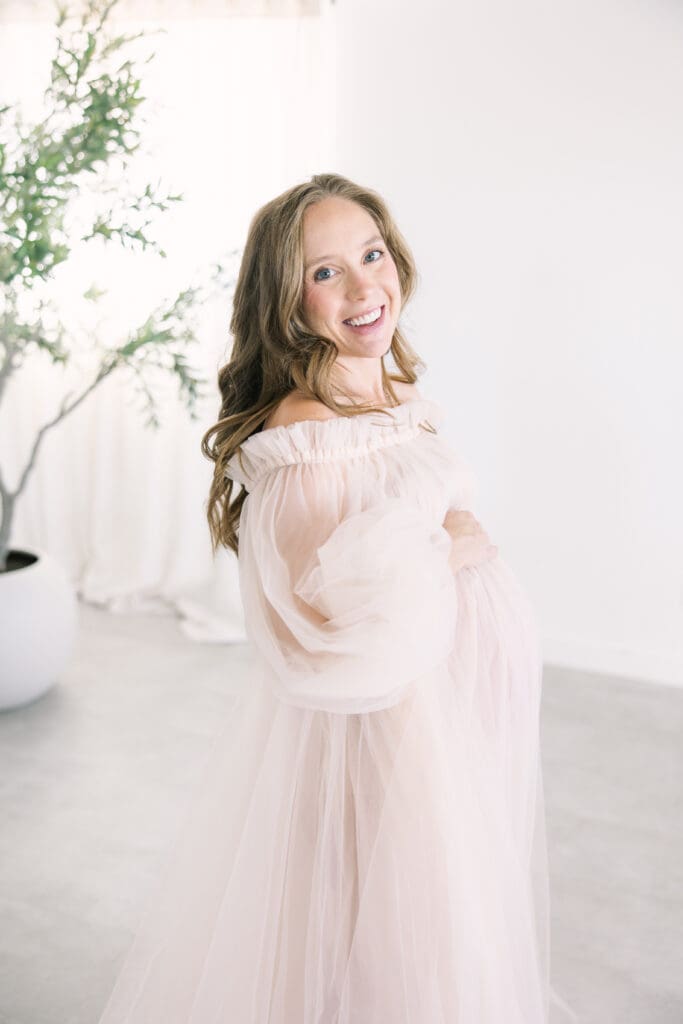 Scottsdale studio maternity photos