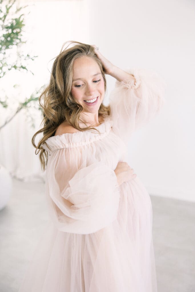 Scottsdale studio maternity photos