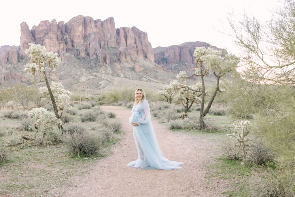 Arizona Desert Maternity Photos