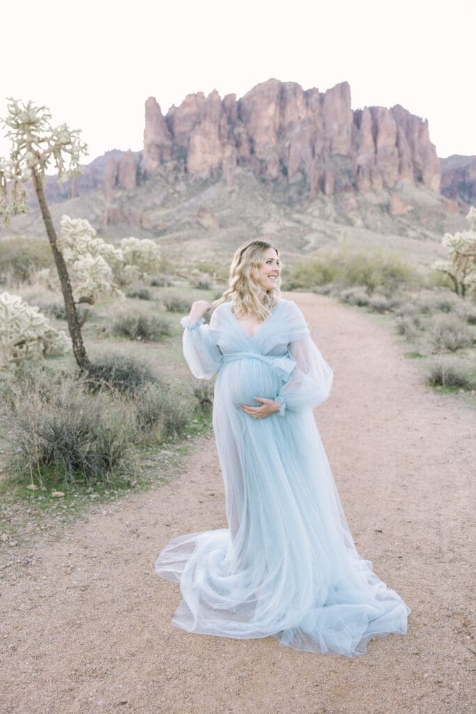 Arizona Desert Maternity Photos