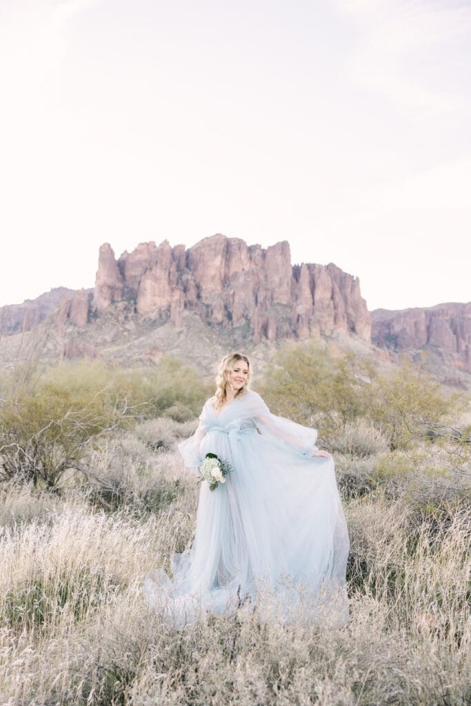 Arizona Desert Maternity Photos