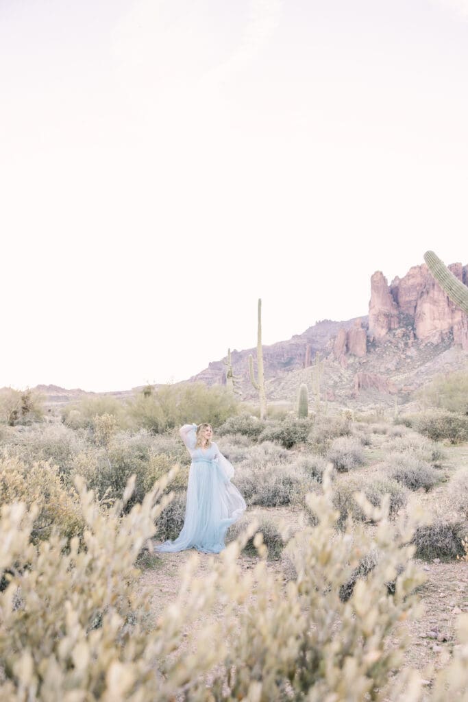 Arizona Desert Maternity Photos