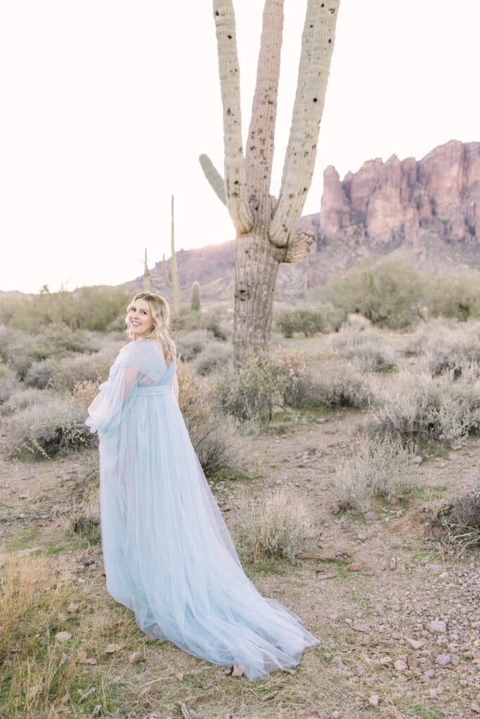 Arizona Desert Maternity Photos