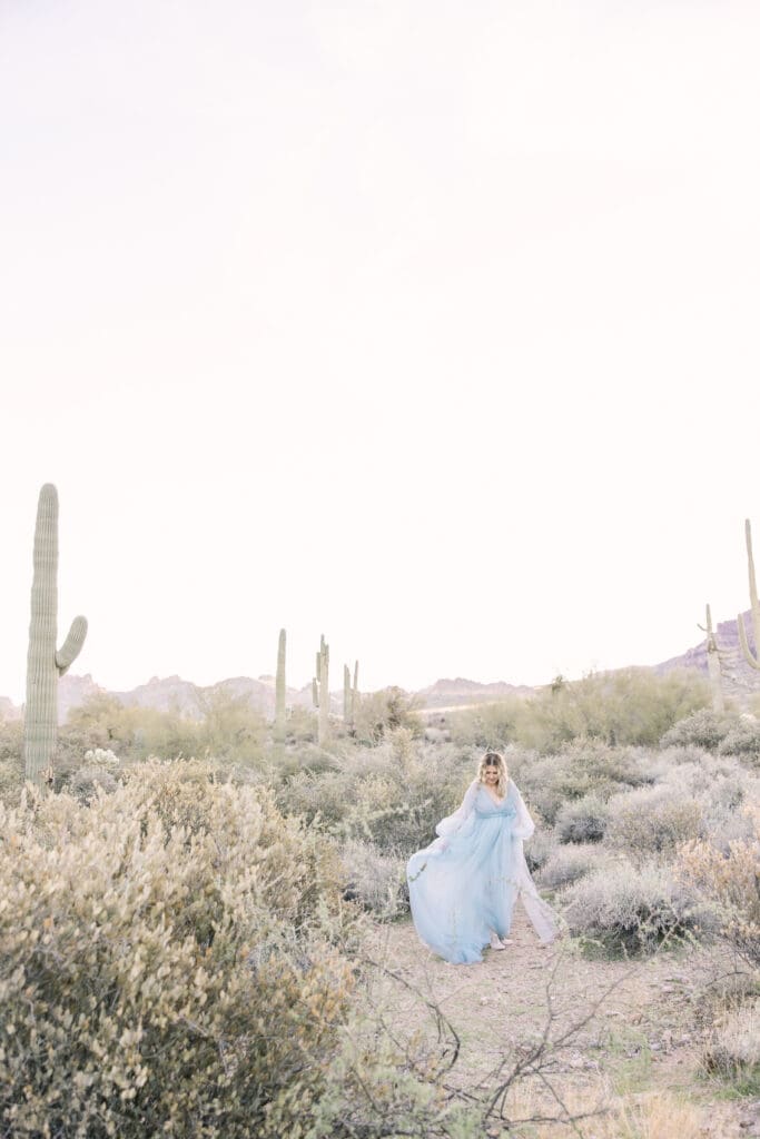 Arizona Desert Maternity Photos