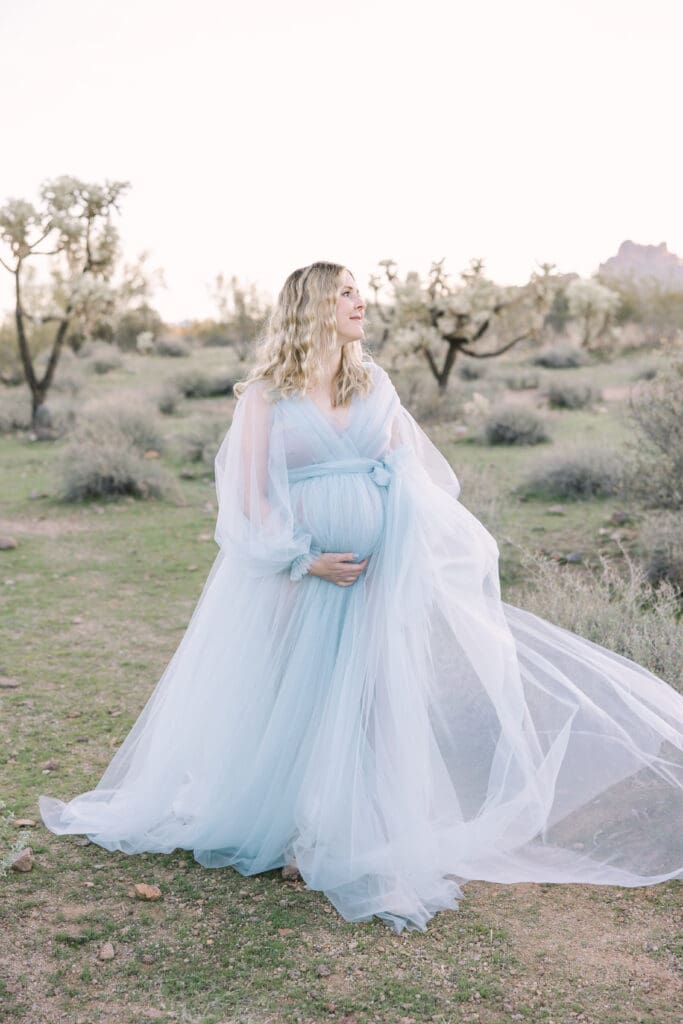 Arizona Desert Maternity Photos