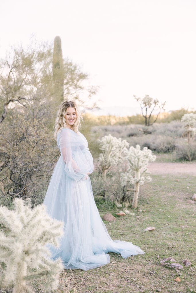 Arizona Desert Maternity Photos