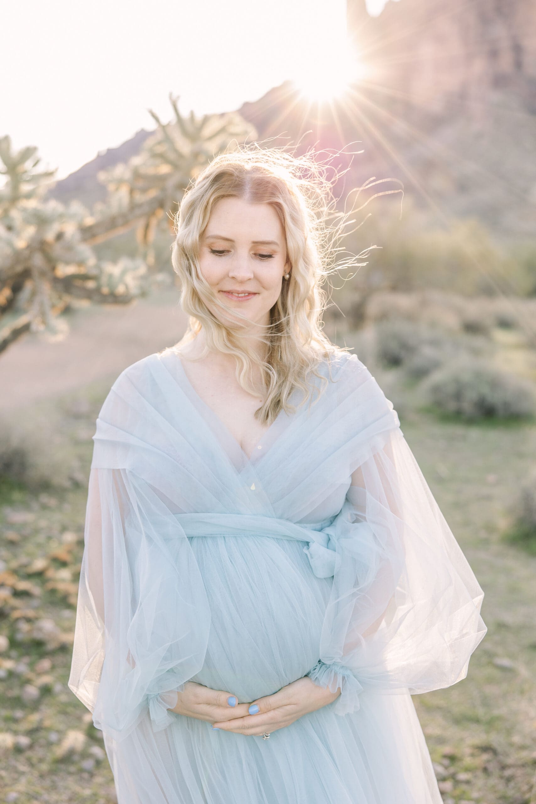 Arizona Desert Maternity Photos