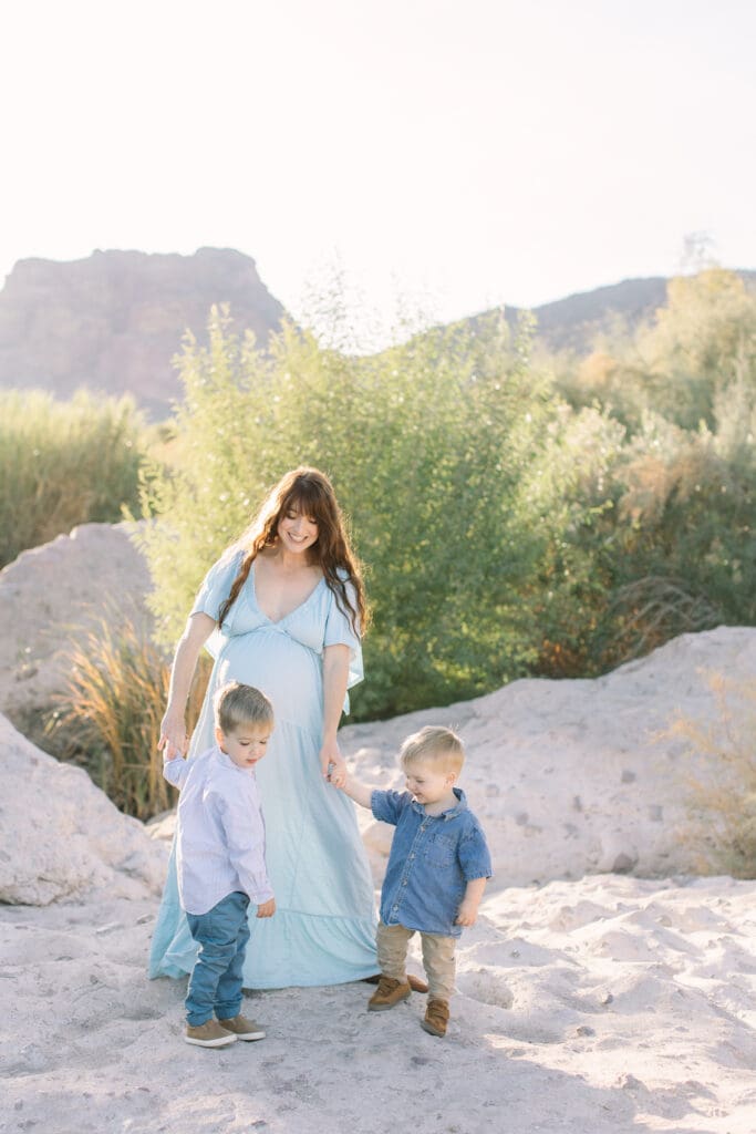 Scottsdale Family Maternity Photos