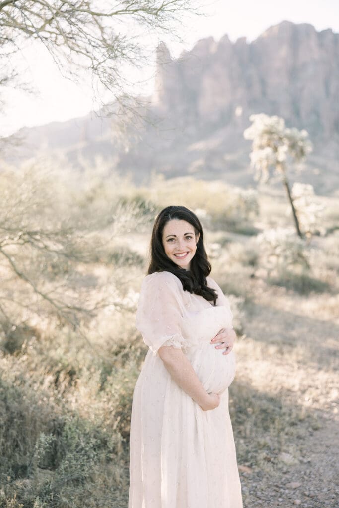 desert maternity photos