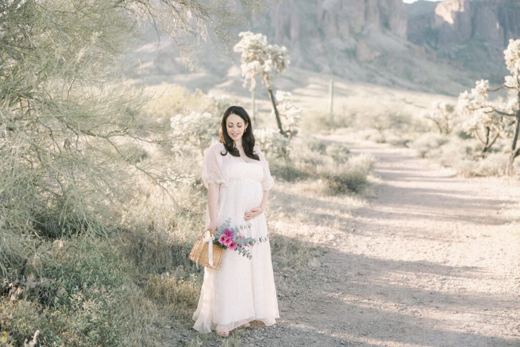 desert maternity photos