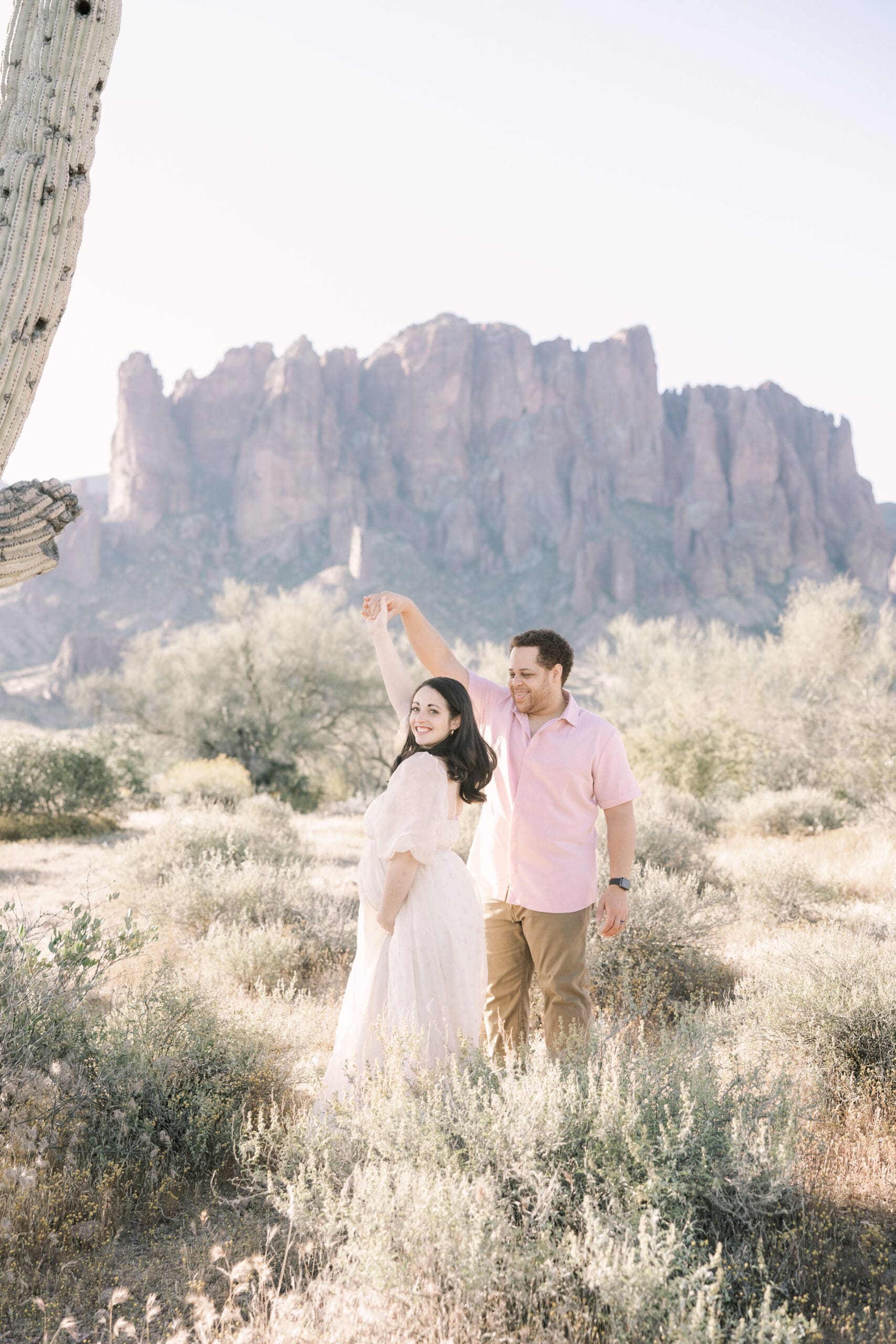 desert maternity photos